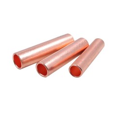 Copper Tube Butt Splice Wiring Joint Connecting Pipe Copper Tube Crimp Terminal