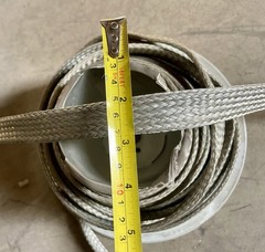86 Ft’ Flat Braided braid Tinned Copper Wire 1”Wide Ground Strap USA