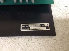 K&T Kearney & Trecker 810-21292-00 REV 7 AC/DC Power Distribution 8102129200