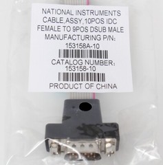 National Instruments RIO Serial Adapter Cable 10POS IDC Female to 9POS DSUB Male