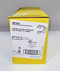 Caddy nVent Channel Clamps 100 Pieces n4B15LS Side Mount For 1/4″ Rod 1- 1/2″ Ch