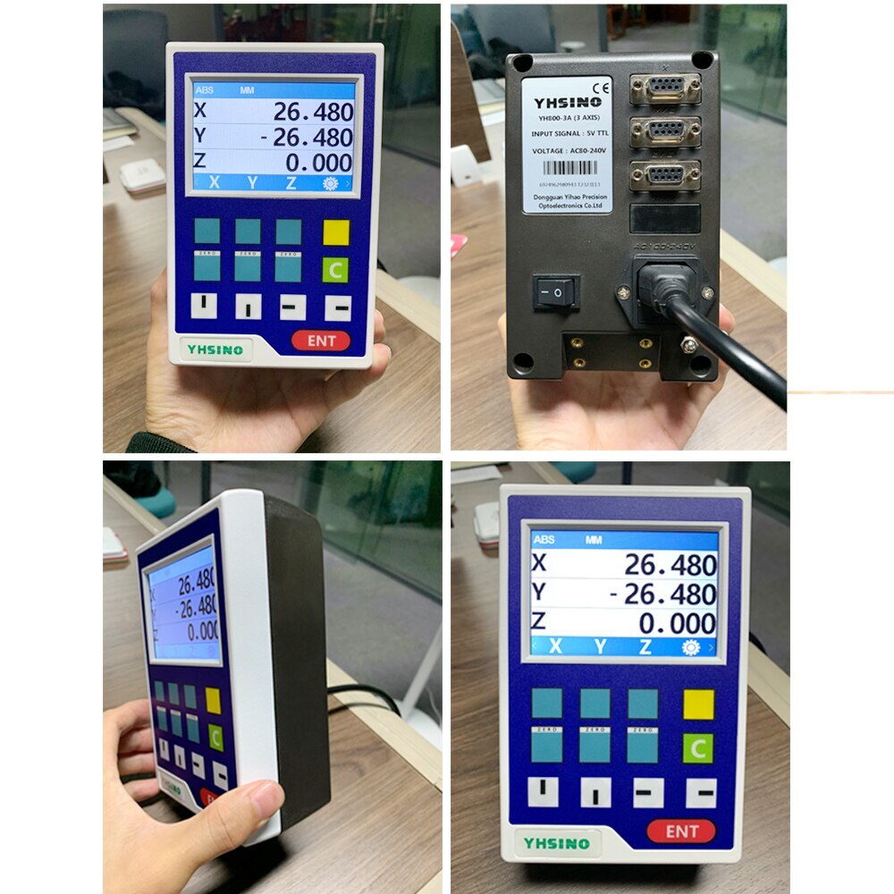 11 Languages YH800-3A LCD YHSINO DRO 3 Axis Digital Readout Display