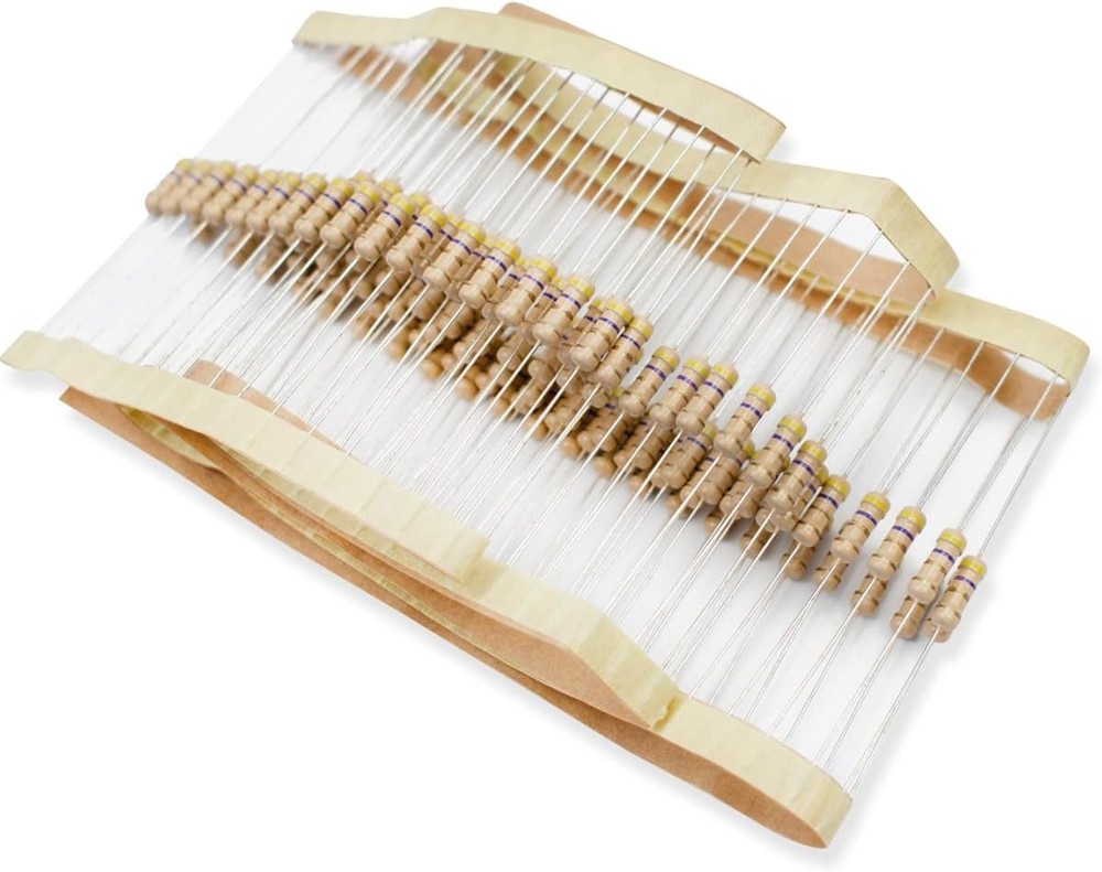 100 Pcs Half Watt 5 4.7 Ohm Carbon Film Resistor Resistance DIY Color: 100 pcs