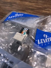 9- LEVITON 41108-RW3 & 7- 41108-RW5 Quick Connect Lot New Sealed