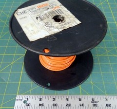 CME Wire 12g Orange Stranded Copper Wire – E102470 – Approx. 45′