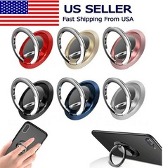 Finger Ring Holder Stand Grip 360° Rotating For Cell Phone Car Magnetic Mount