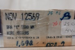 BRADY PORTA-PACK WIRE MARKER WM-K “K” ~ 44-33 / 44-20 REFILL CARDS PACK OF 31