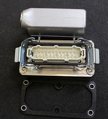 Harting 1pc 24 Pin Connector Complete HS12 24 Pin 16A Male+Female