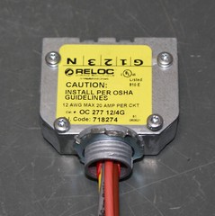 (10) Lithonia Reloc OnePass Converter OC 277 12/4G M10, Lighting Wire Adapter