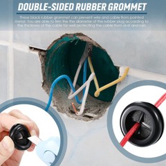 Round Rubber Plug Hole Grommet for Protecting Cable Wire Hole Plug 16mm – 100mm