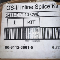3M QS-II INLINE SPLICE KIT 5411-CI-T-10-CWE / 3M5411CI10