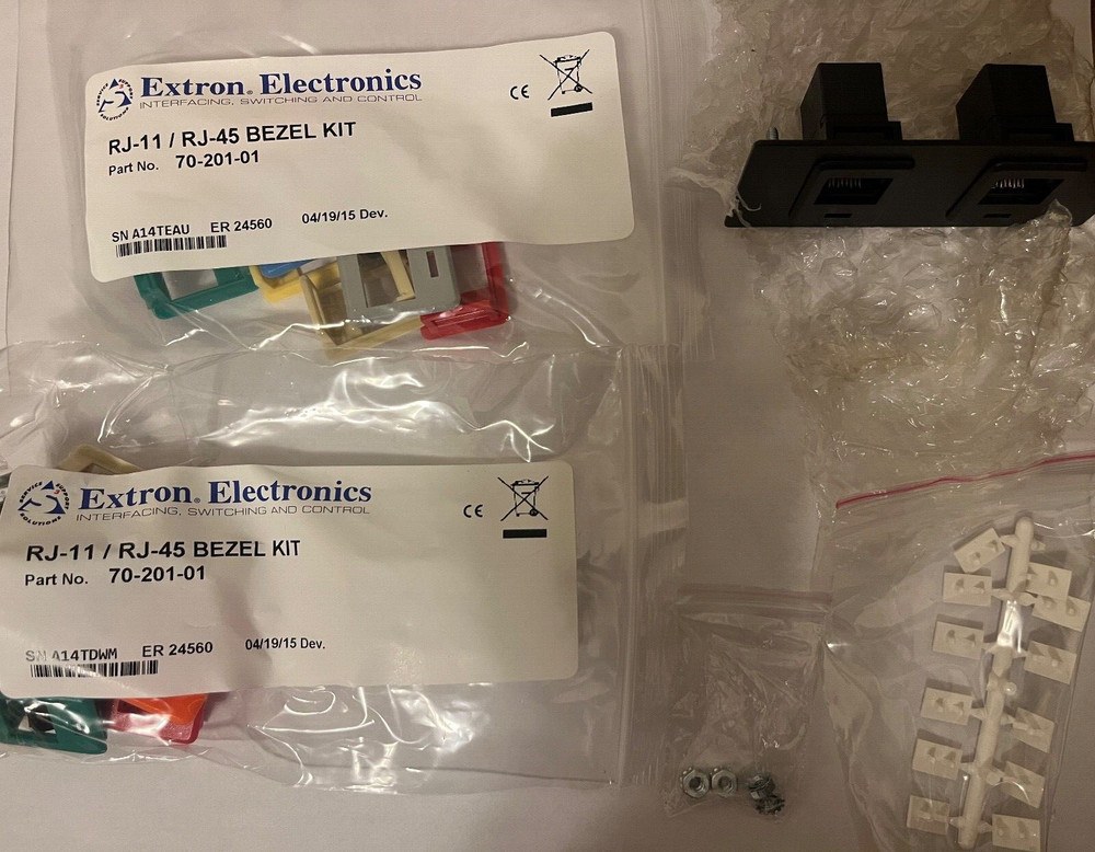 Extron 70-100-11 / RJ-45 Female to Female Barrel Black With Accessories