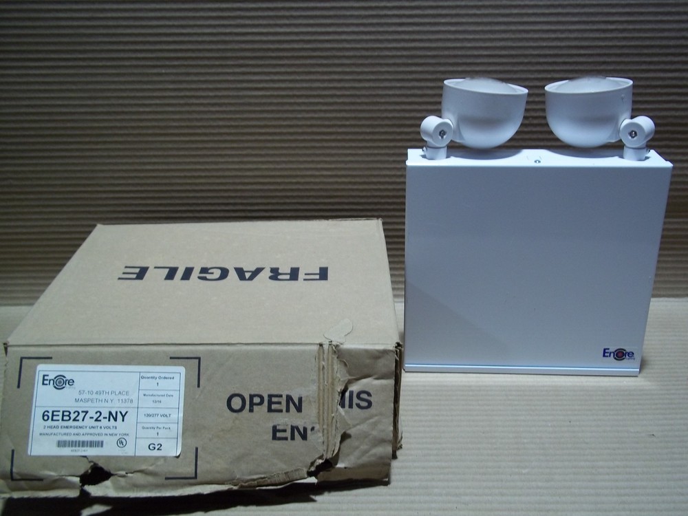 Encore Lighting 6EB27-2-NY 2 Headed Emergency Light 6EB Series 120/277Volt