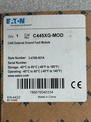 NEW Eaton C445XG-MOD C445 External Ground Fault Monitoring Module .03A to 10A