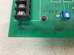 Gettys 11-1015-00 Rev. A Spindle Drive Controller Rev. D 11-1015-105 4094CV
