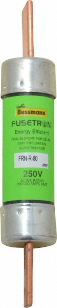Cooper Bussmann 250 VAC, 80 Amp, Time Delay General Purpose Fuse Bolt-on Moun…