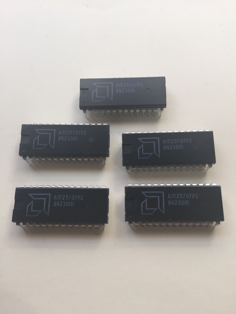 Lot of 5 Advanced Micro Devices AM29707PC Integrates Circuits 28 Tps