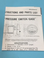 Dwyer Photohelic Series 3000 Pressure Switch/Gage, 160438
