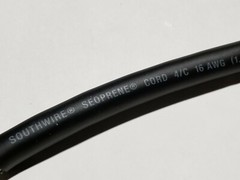 NEW Southwire 550464 16/4C Seoprene SEOOW 105C 600V Power Cable Cord Black