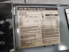 Siemens ITE BOS14352 60amp BD busway bus plug disconnect switch duct