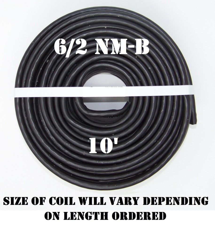 6/2 NM-B x 10′ Southwire “Romex®” Electrical Cable