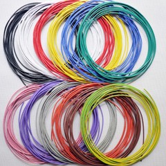 UL1007 16 AWG-30 AWG 12 Colors Flexible Electronic Wire Stranded Cable 300 Volt