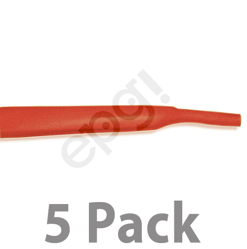5 PACK Heat Shrink RED AdhesiveLined DualWall 3:1 4FT 3/8″ ID #CBDWT3X3/8R4-5PK