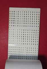 VTG Ideal 44-102 Wire Marker Booklet Legend A-Z 0-15 ,+,-/ USA Partially Used