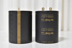 NICHICON 80V 22000UF GOLD KG Super Through Audio Electrolytic Capacitor 2pcs