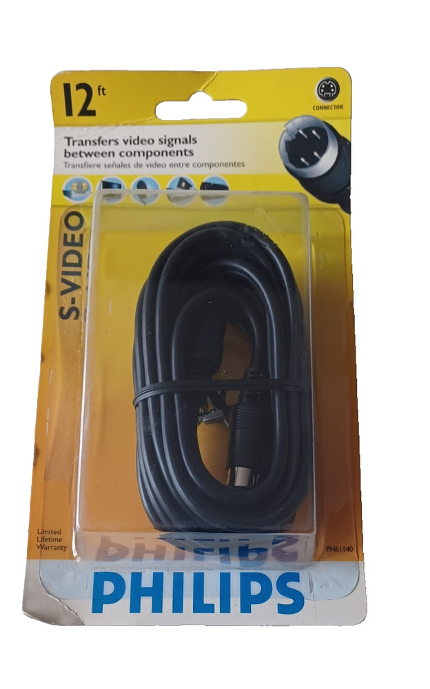 Philips S-Video 12FT transfers video signal between components