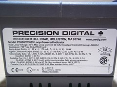 Precision Digital PD688-0K0 Loop Powered Indicator 4-20mA NEMA 4X IP65 FM