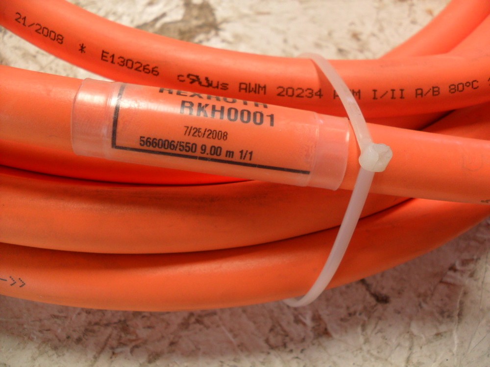 RexRoth / INDRAMAT RKH0001 Hybrid Cable – Length 9.00 Meters R911317031 NEW