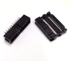 Flat Cable 20 Pin Wires IDC Ribbon 12 Ft. Long 25mm wide 10 sets connectors