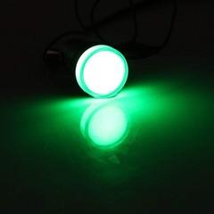 Green Indicator Light AC DC 110V 22mm Panel Mount Color: Green