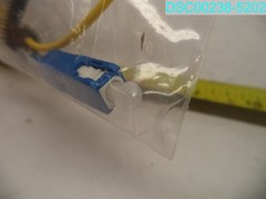 QTY=6: Cable Associates 95220228001M LC-SC SMXB Simplex 2.0MM 1 Meter