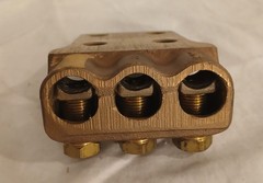 Dossert 3-port Terminal Lug # H3L50-4N. NEW. Free Shipping.