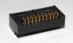 Lot of 8 – Premium BERG Right Angle 90° PCB Connector 20 Pin Shrouded Header