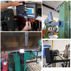 12″&40″ TTL Linear Scales 2Axis Digital Readout Kit DRO Display Bridgeport Mill