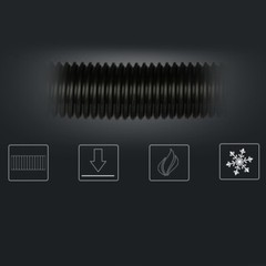 Flexible Conduit Split Wire Loom Corrugated Electrical Car Wire Cable Protection