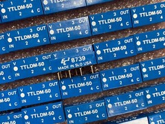 QTY-5 EC2 TTLDM-50 50uS 4-Tap TTL Military Logic Delay Module 14-Dip Package