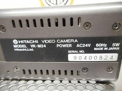 HITACHI VK-M24 Solid State Video Camera AC24V 60Hz 5W Titan Tool Zoom Obj. 1-65