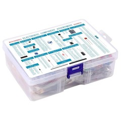 Electronic Components Assortment with 2038 Pcs in Durable Storage Box