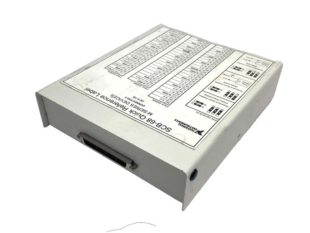 National Instruments SCB-68 68-Pin Shielded I/O Terminal Block Unit 182469F-01L