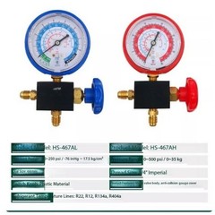 Refrigerant Workbench Tool HS-467A Fluorinated Gas Charging Gauge