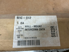 *FREE SHIP Corning WIC-012 Classic Holds 2 WIC Connector Panels Wall Mount Beige