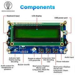 DC 5V CW Morse Code Decoder Circuit Board Welding Practice DIY Electronic Kit