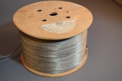 1000′ Metal 3/4″ BRAIDED GROUND STRAP GROUNDING Bare Copper Flat Braid Tubular