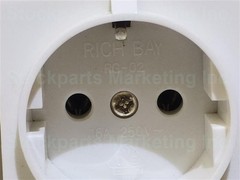 Rich Bay RG02 Socket Outlet 16A 250V AC220V MAX1400VA w/ Harting Power Socket