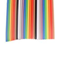 Dupont Wire Flat Flexible Rainbow Ribbon PCB Cable Pitch 1.27mm 10 – 40P
