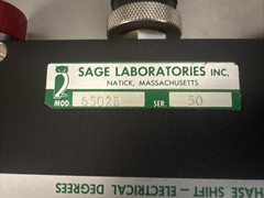 SAGE LABORATORIES (Symmetricom) 6502B RF Distribution Module (item #43)